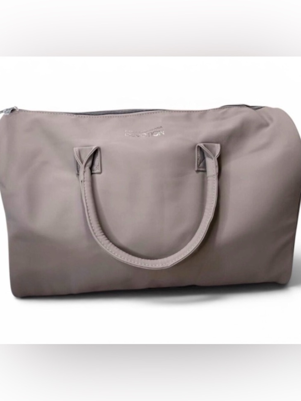 Dolce & Gabbana Gray Taupe Travel Duffle Bag NWOT
